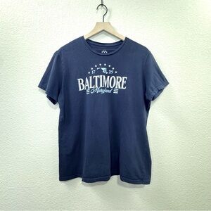 Baltimore Baltimore Maryland Graphic Tee – Navy | Size XL